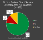 Do you believe direct service School Nurses are Leaders?
